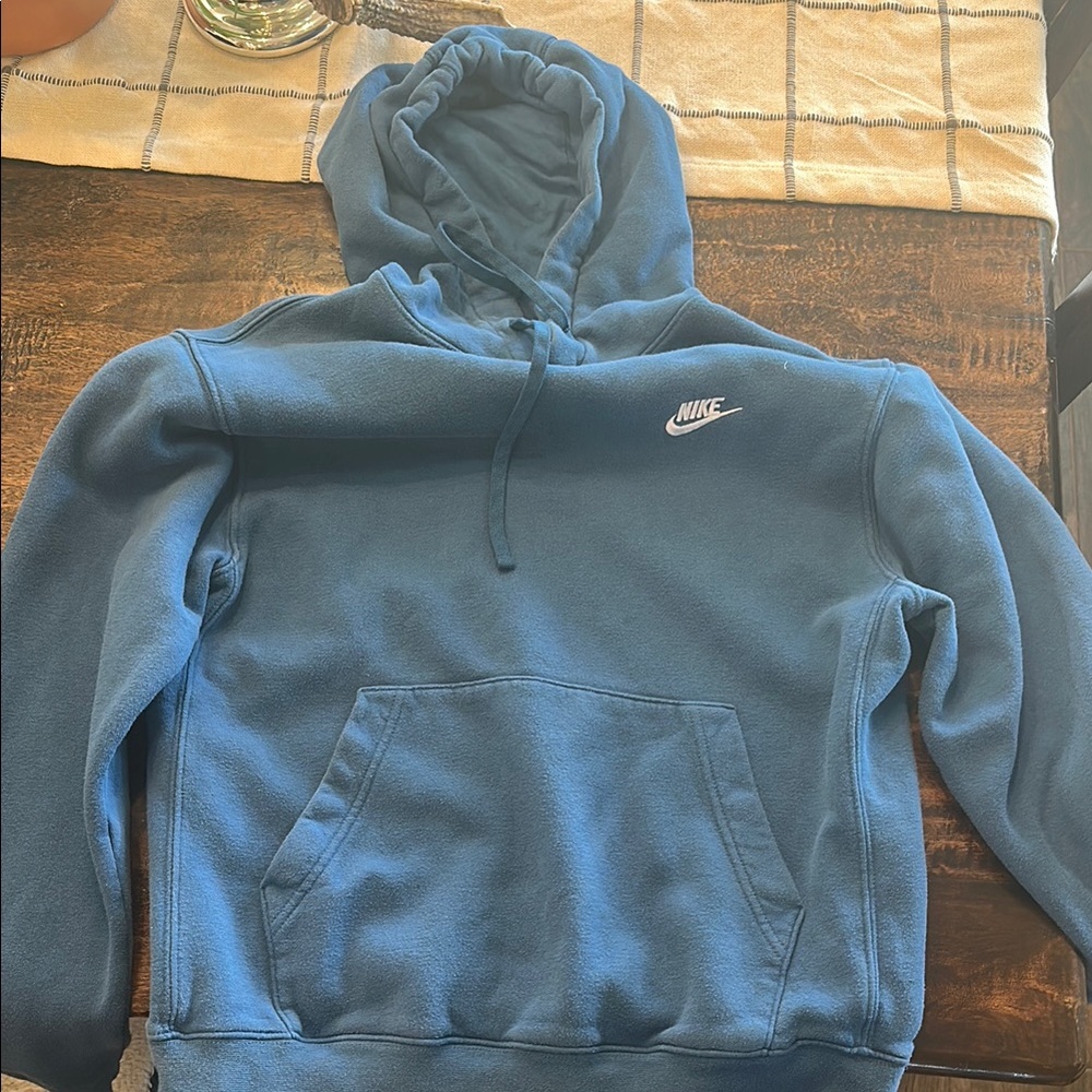 Nike Blue hooded sweatshirt